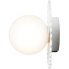 Nuura – Liila Muuse Small wall / ceiling lamp, white and white opal glass