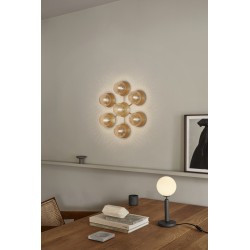 Nuura – Liila Star wall / ceiling lamp, nordic gold and clear glass