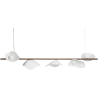 Nuura – Florii 5 Linear pendant white and dark bronze