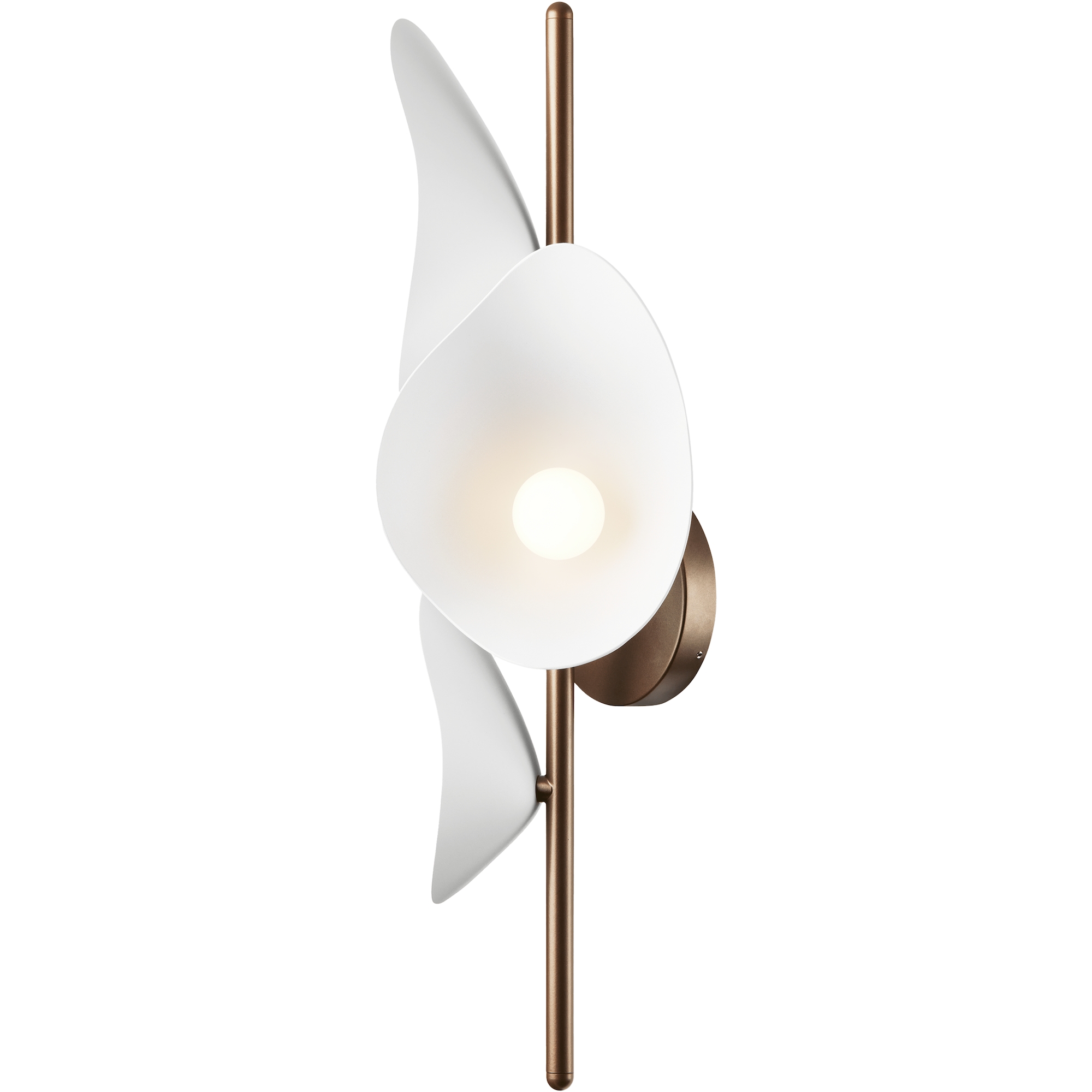 Nuura – Applique Florii 3 blanc et dark bronze