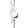 Nuura – Florii 3 wall lamp white and dark bronze