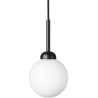 Nuura – Apiales 1 pendant satin black and white opal glass