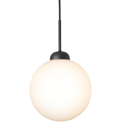 Nuura – Apiales 1 Large pendant, satin black and white opal glass