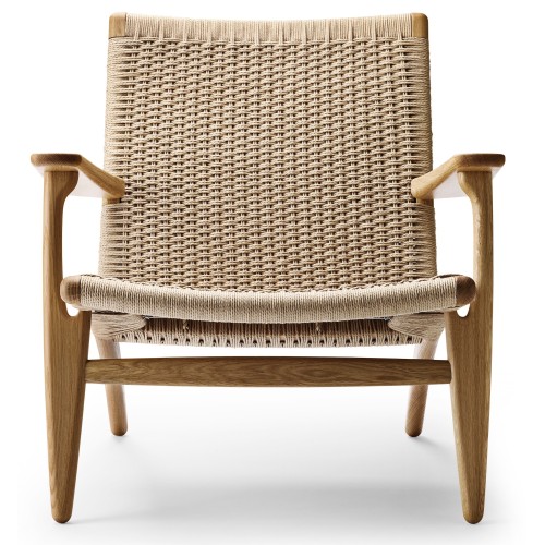 CH25 Lounge chair – Oiled oak / Natural paper cord - Carl Hansen & Søn