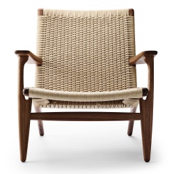 CH25 Lounge chair – Oiled oak / Natural cord - Carl Hansen & Søn