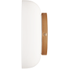 Nuura – Blossi wall lamp, nordic gold and white opal glass