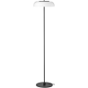 Nuura – Blossi floor lamp, black and white opal glass