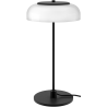 Nuura – Blossi table lamp, black and white opal glass