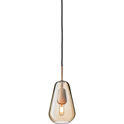 Nuura – Suspension Anoli 1 Small, nordic gold et verre gold