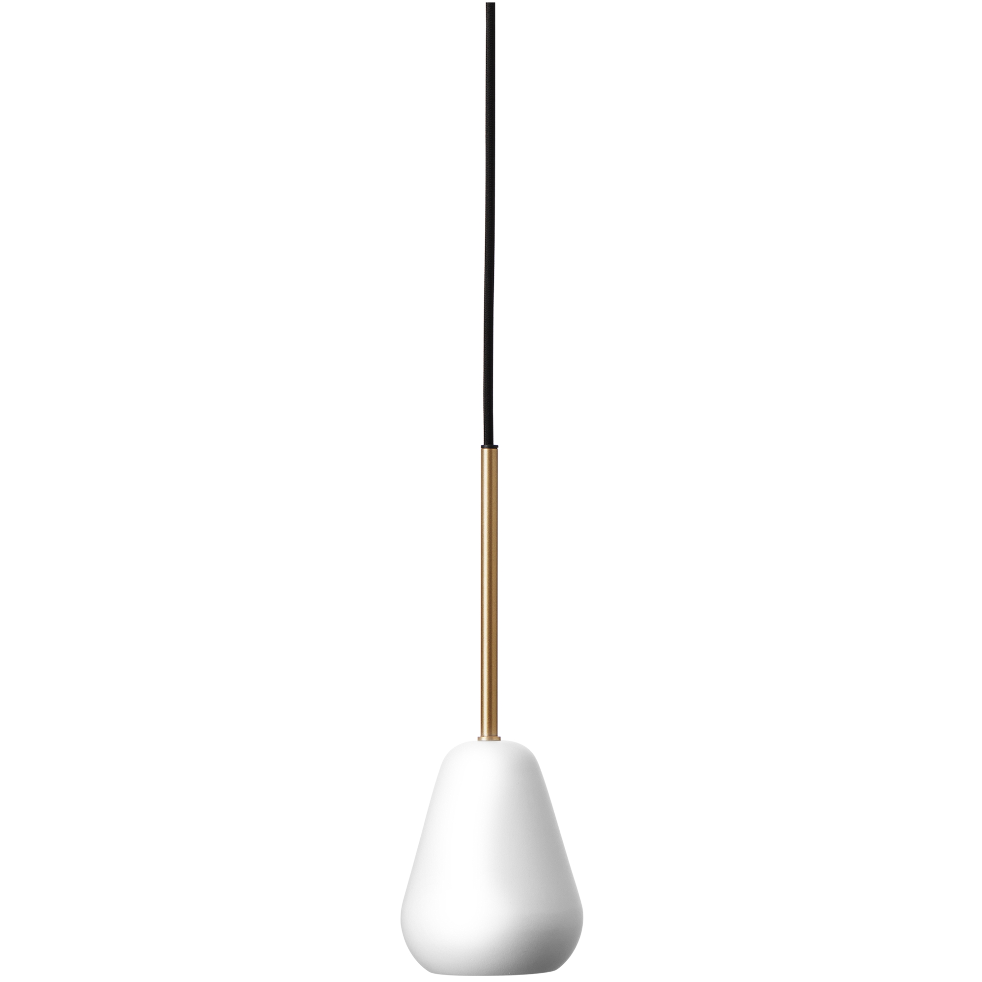 Nuura – Suspension Spot Anoli, nordic gold et abat-jour blanc