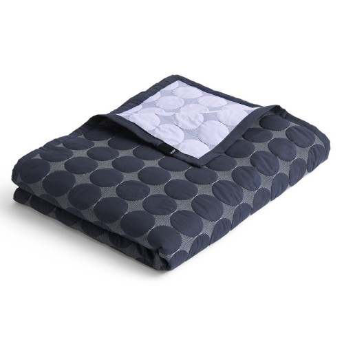 245 x 235 cm - Midnight blue - Mega Dot quilt - HAY