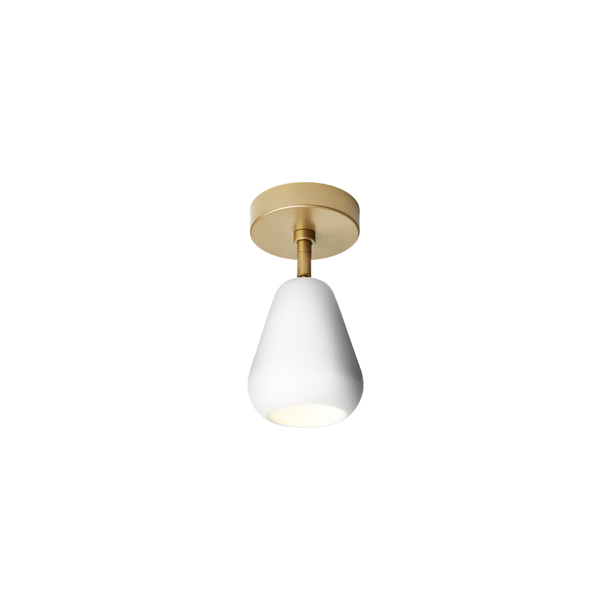 Nuura – Anoli Spot Surface, nordic gold and white lampshade