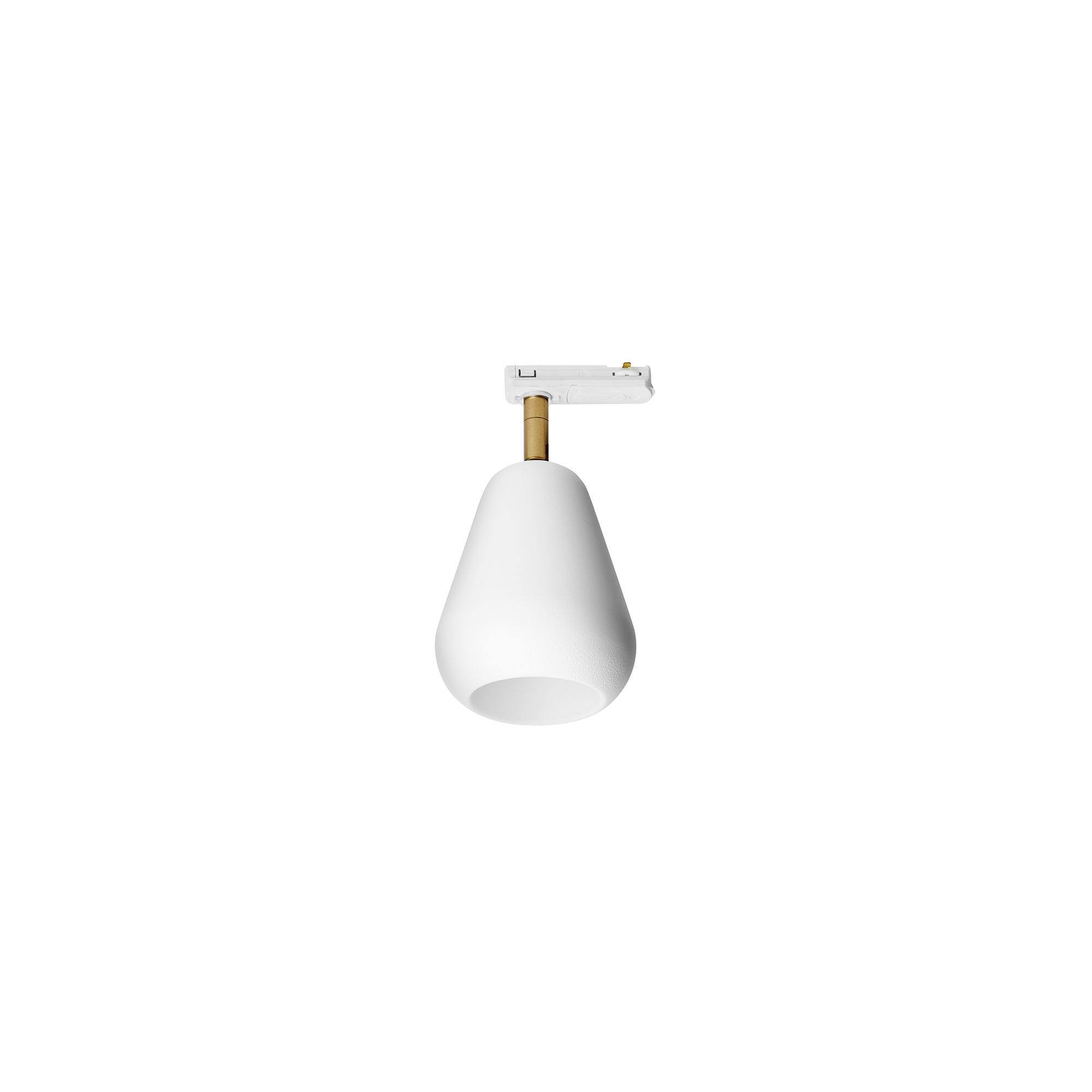 Nuura – Anoli Spot Track, nordic gold and white lampshade