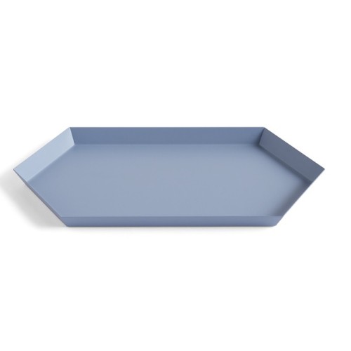 Kaleido tray - M - dusty blue - HAY