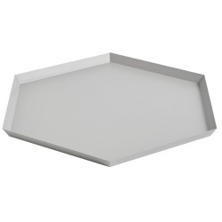 Kaleido tray - L - grey - HAY