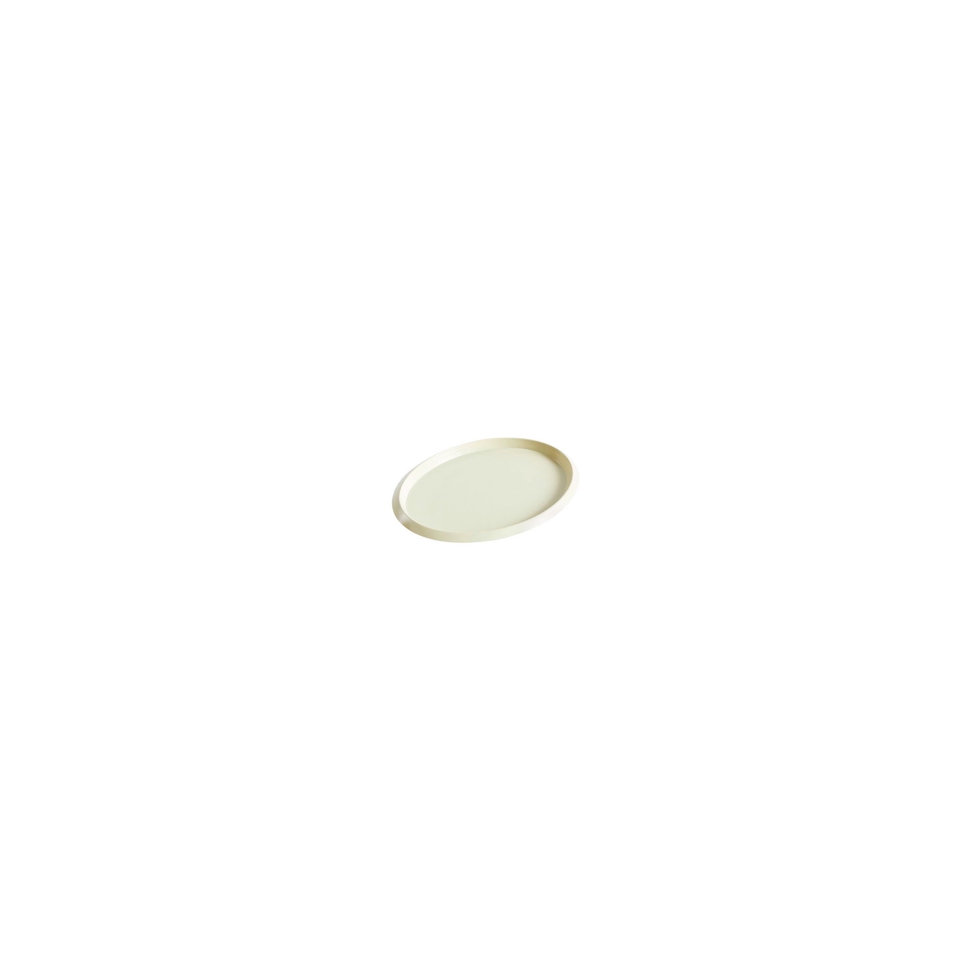 Ellipse tray - S - light yellow - HAY