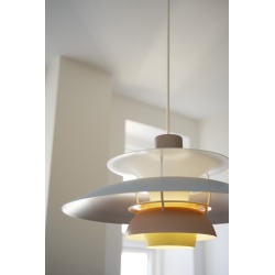 Louis Poulsen – PH5 pendant, pastel oyster grey / blue / pink