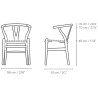 Carl Hansen & Søn – CH24 chair, soaped beech and natural papercord