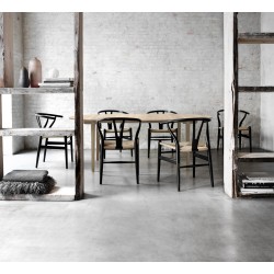 Carl Hansen & Søn – CH24 chair, black oak and natural papercord