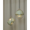 Gubi – Multi-Lite Small Ø25,5 cm pendant, brass and desert sage