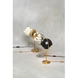 Gubi – Multi-Lite table lamp, black semi matt and brass