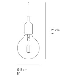 Muuto – E27 pendant, terracotta