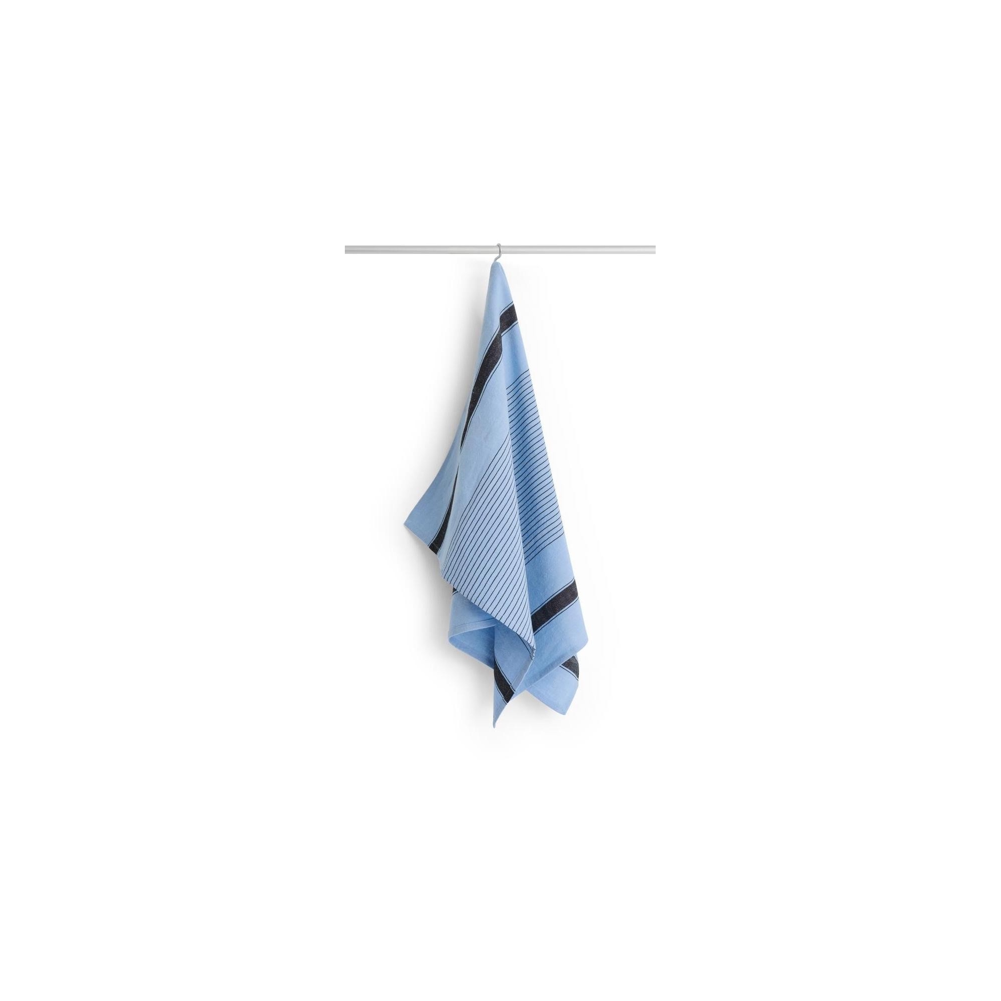 Linear tea towel - 52x80cm - sky blue - HAY