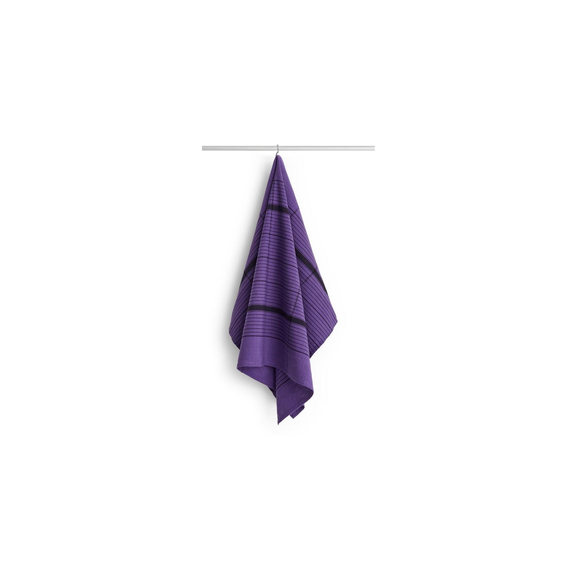 Linear tea towel - 52x80cm - purple - HAY