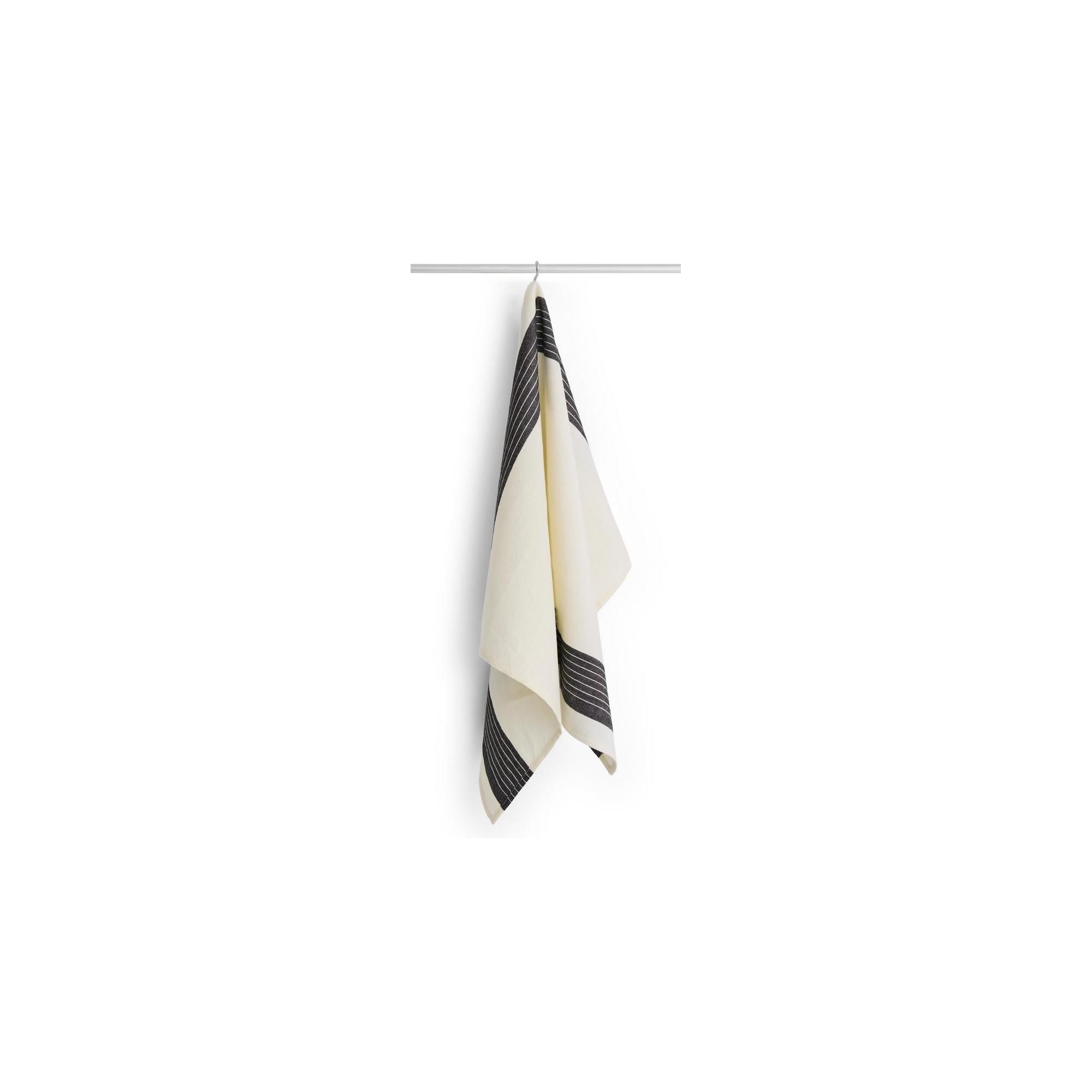 Linear tea towel - 52x80cm - cream - HAY