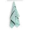 Linear tea towel - 52x80cm - turquoise - HAY