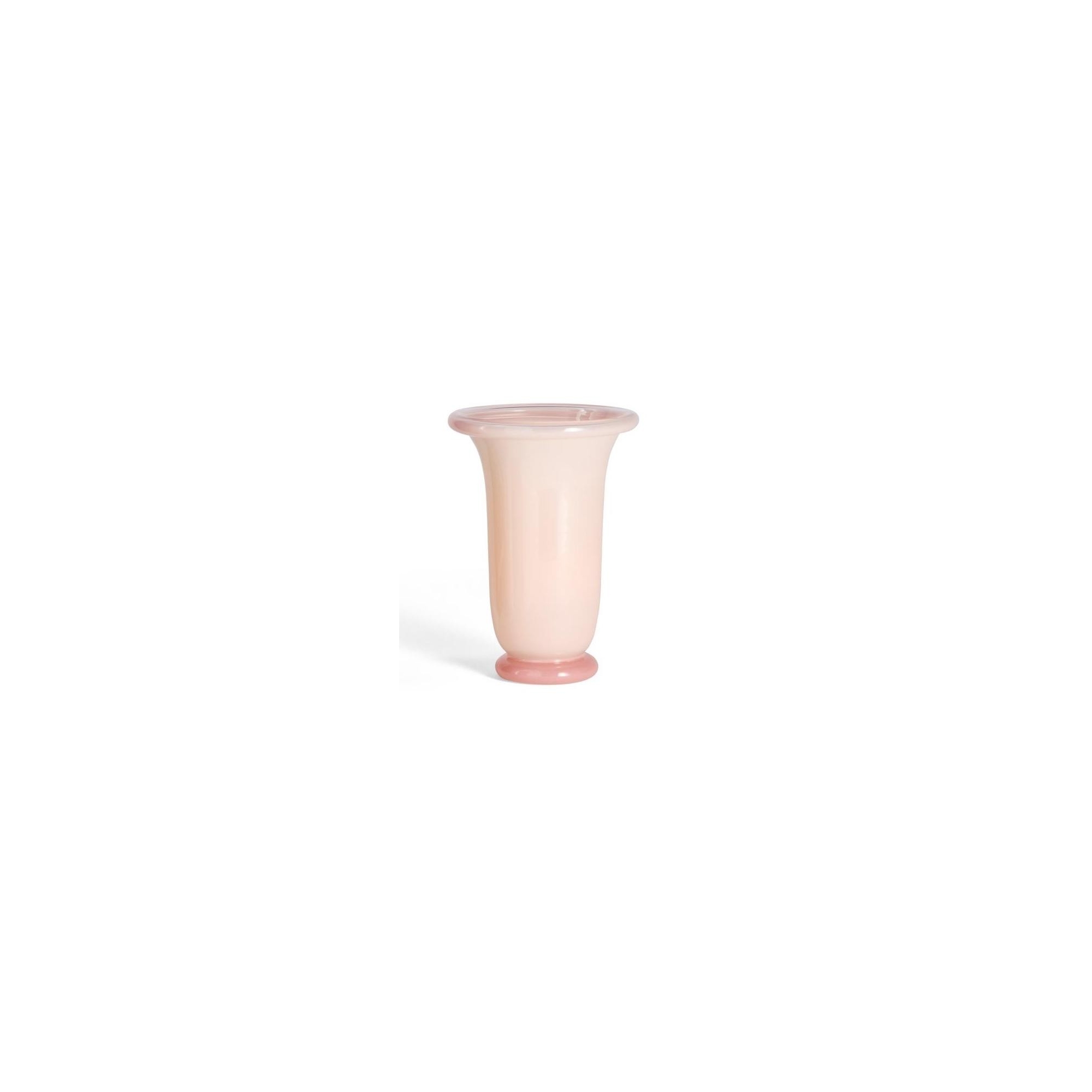 Vase Empire - Medium - rose pâle / base rose - HAY