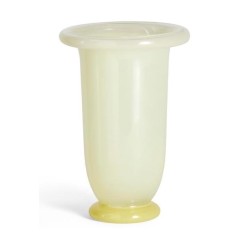 Empire vase - Medium - lime yellow / dark lime base - HAY