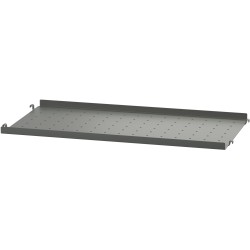 String Furniture – Étagère métal bord bas 58x20cm, gris foncé