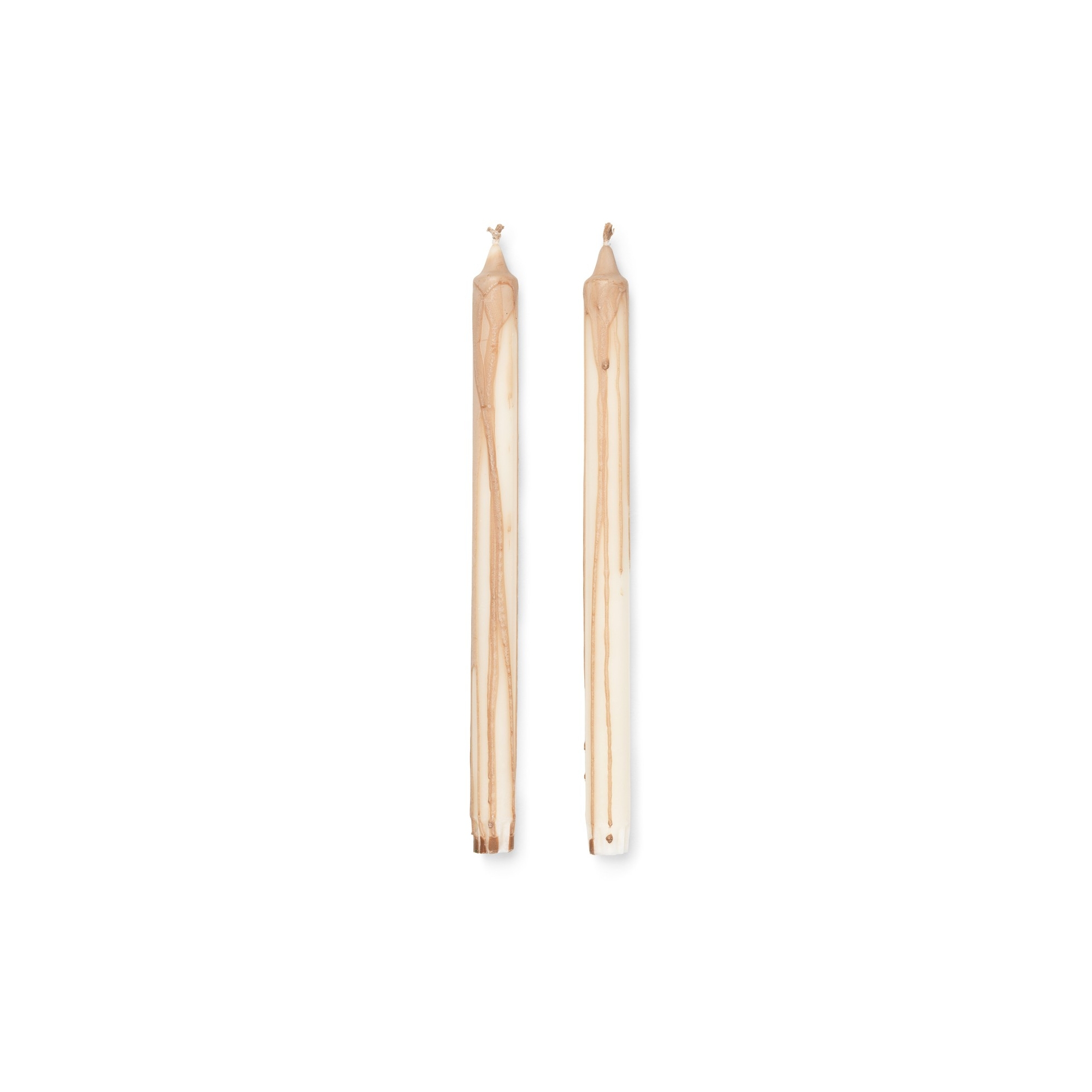 beige - 2 x bougie Dryp - Ferm Living