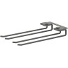 String Furniture – 2xHanger racks 20cm, dark grey