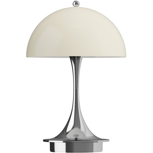 Louis Poulsen – Panthella portable 160 lamp, opal beige and chrome (V3)