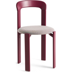 Rey Chair – Grape red + Steelcut trio 416 - HAY