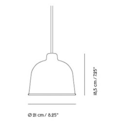 Muuto – Grain pendant, grey