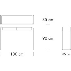 Console B108 – Rouge tomate - Thonet