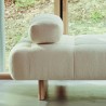 Daybed Quilton Lift avec repose-tête - tissus Flamiber crème - OFFER