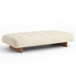 Daybed Quilton Lift avec repose-tête - tissus Flamiber crème - OFFER