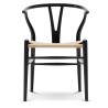 Carl Hansen & Søn – CH24 chair, black oak and natural papercord