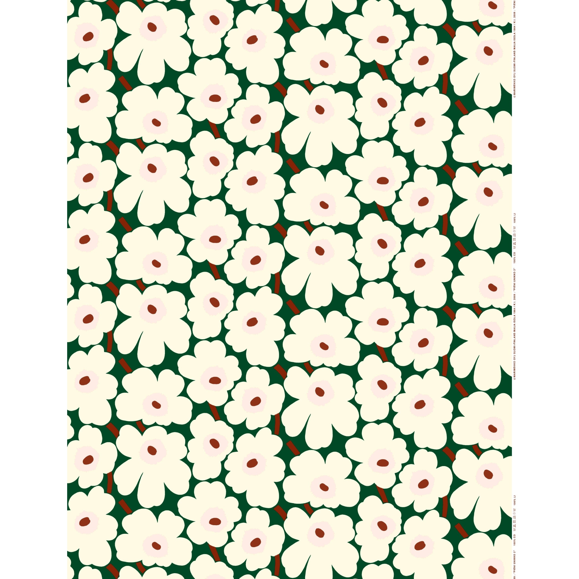 Pieni Unikko 613 cotton fabric - Marimekko