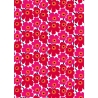 Pieni Unikko - rouge 001 - coton - tissu Marimekko