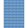 Mini Unikko - bleu 017 - coton - tissu Marimekko