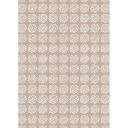 CHUTE - Puketti - beige 850 - coton - 70x150 cm - tissu Marimekko