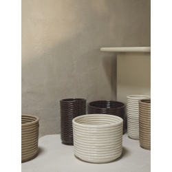 Corduroy pot - off-white - Ferm Living