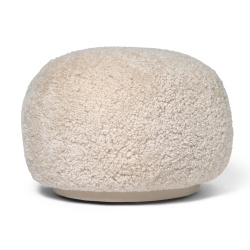 Ferm Living – Rico Pouf, Sheepskin Moonlight