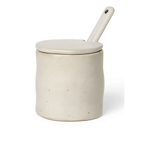 Pot et cuillère – Flow blanc cassé - Ferm Living