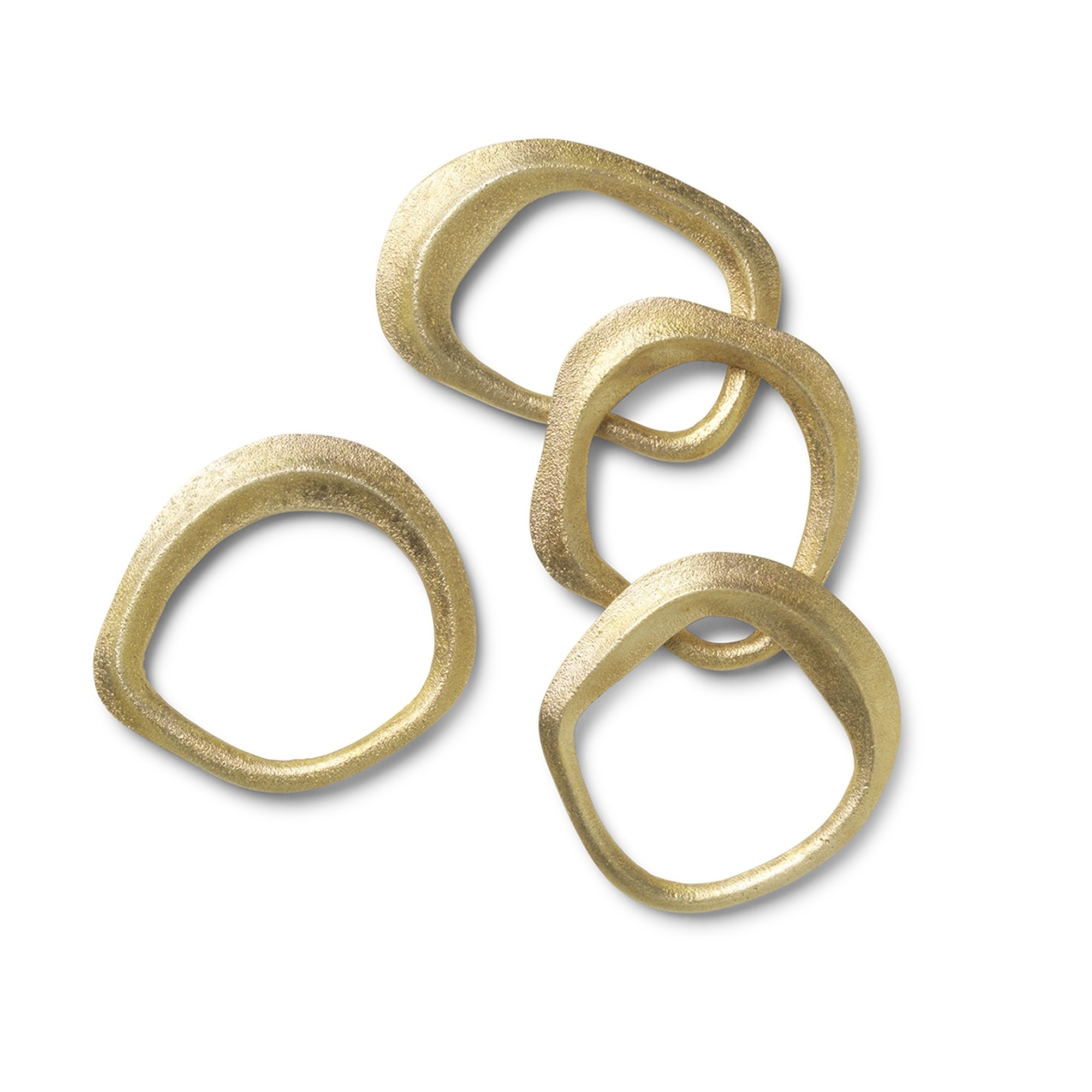 Napkin rings – Flow brass - Ferm Living